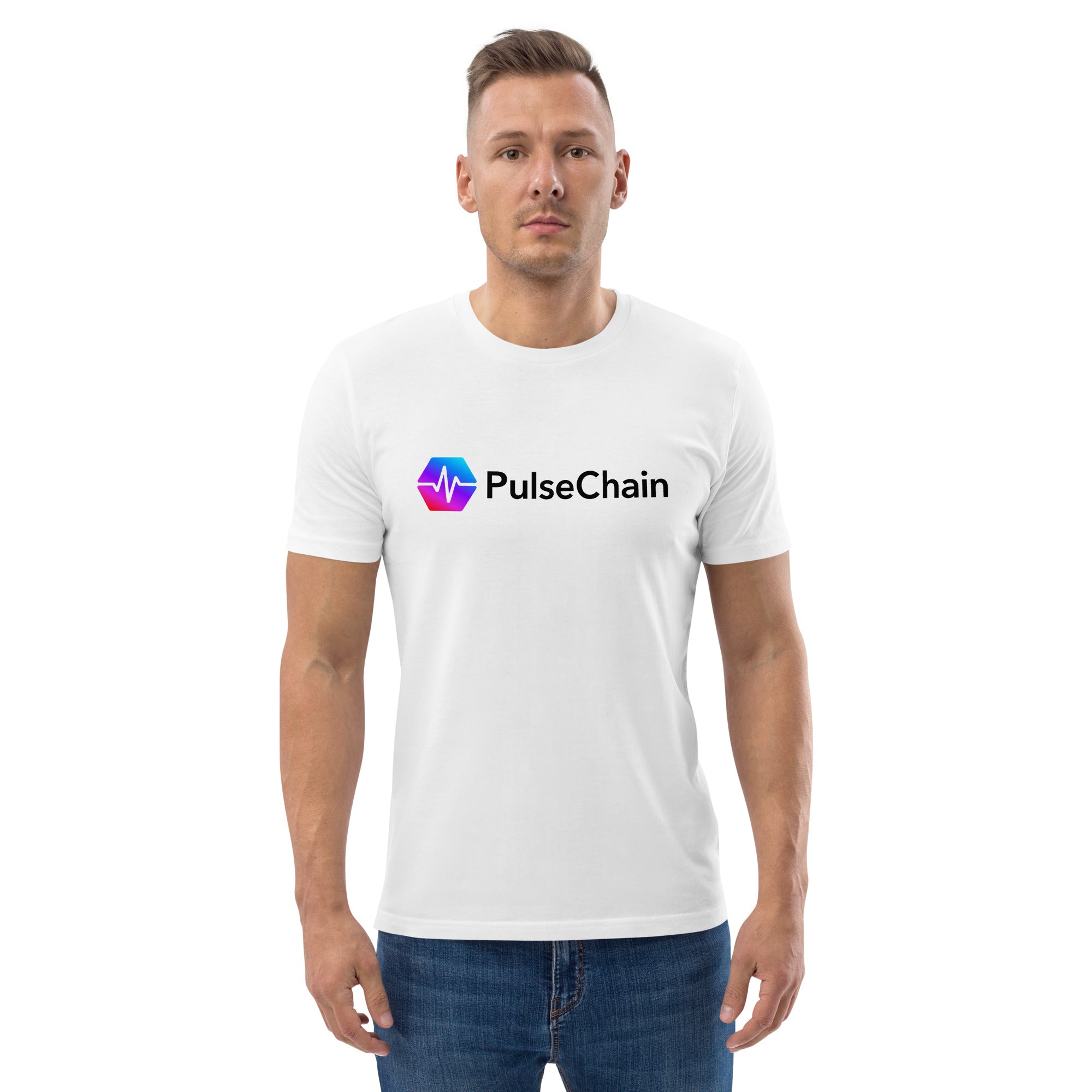 PulseChain Banner Unisex Organic T-Shirt