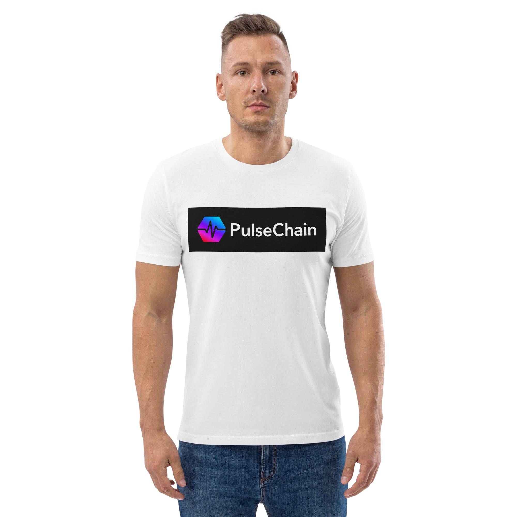 PulseChain Banner Unisex Organic T-Shirt