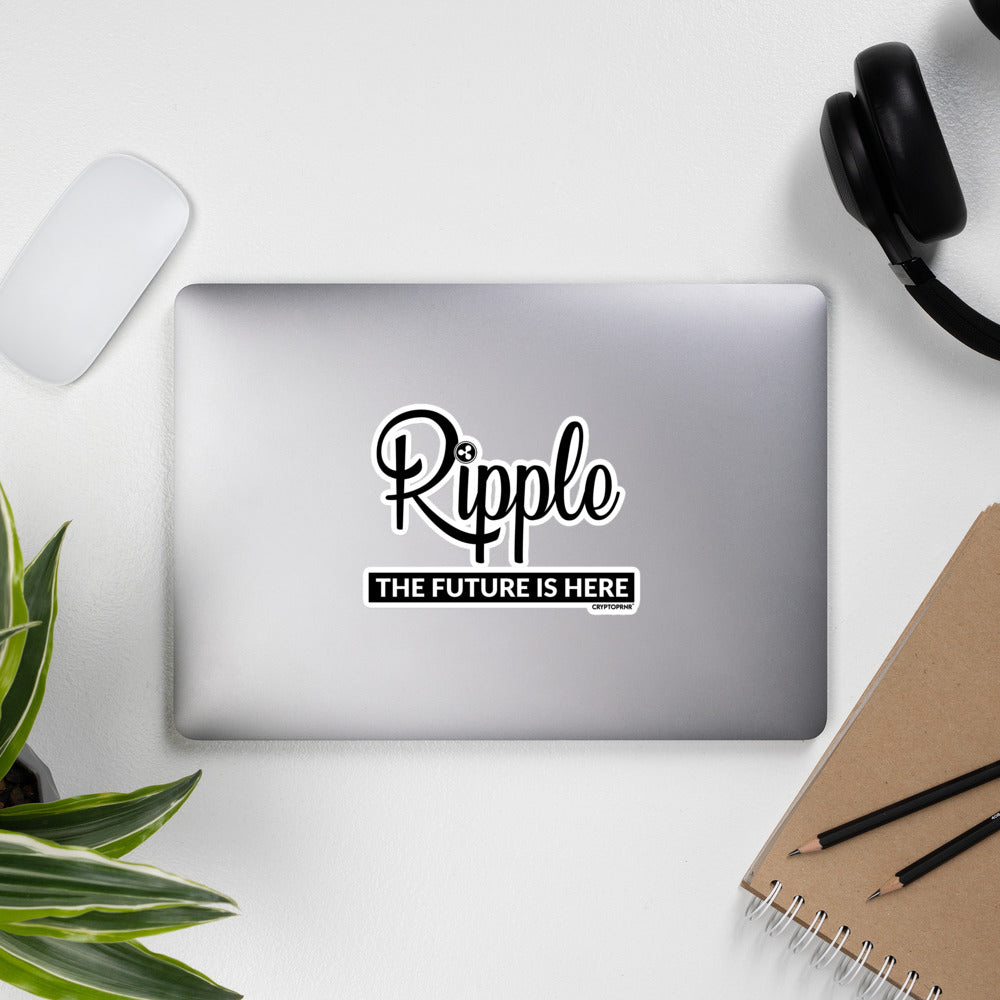 Original RIPPLE FUTURE Sticker - CRYPTOPRNR®