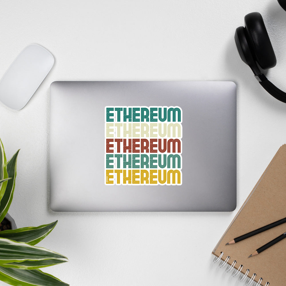 Original ETHEREUM 5 Sticker - CRYPTOPRNR®