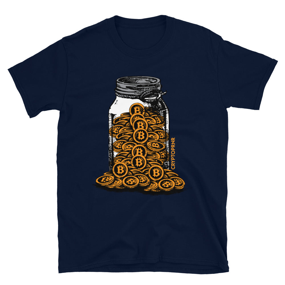 Original BITCOIN JAR - CRYPTOPRNR® Unisex T-Shirt