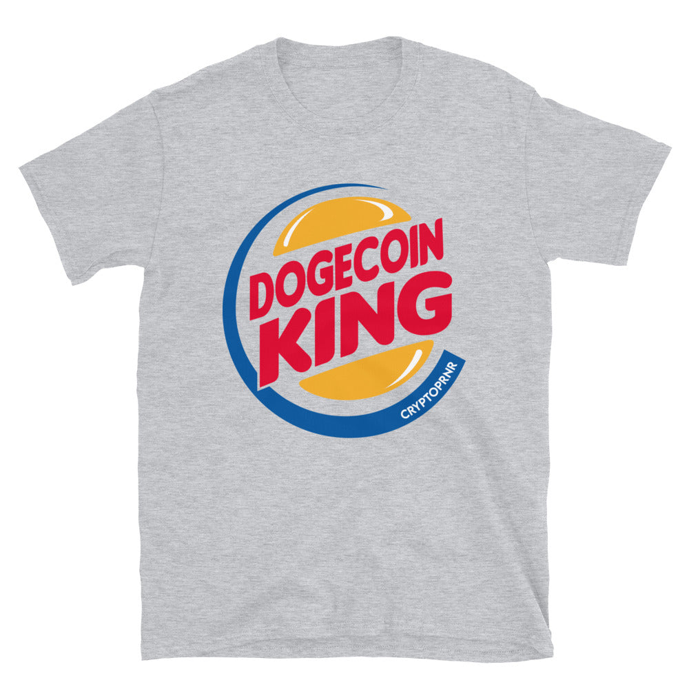 Original DOGECOIN KING - CRYPTOPRNR® Unisex T-Shirt