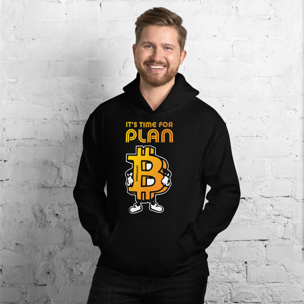 Original BITCOIN PLAN B 2 - CRYPTOPRNR® Unisex Hoodie