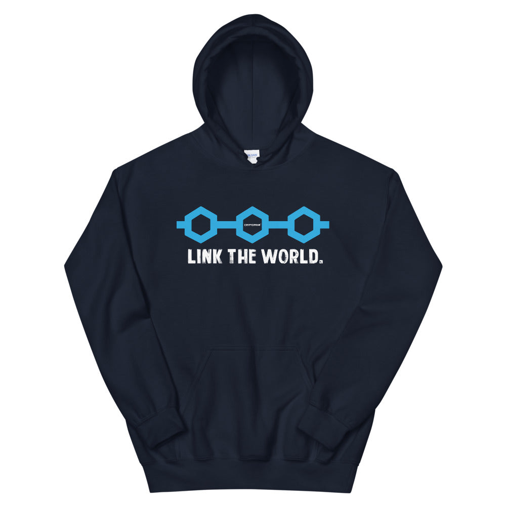 Original CHAINLINK WORLD - CRYPTOPRNR® Unisex Hoodie